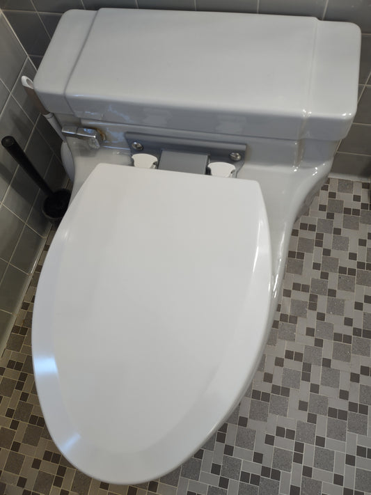 Toilet Seat Adapter - Fits Case Toilets and Bemis Stay-Tite Seats