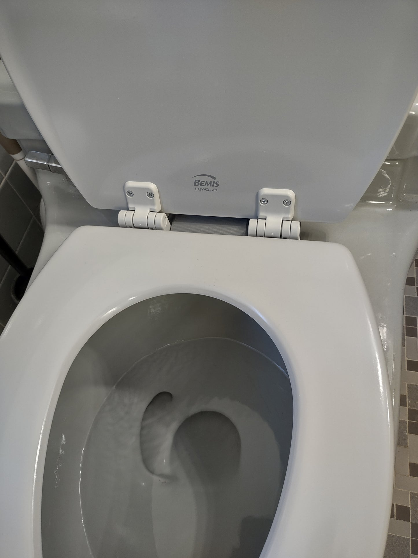 Toilet Seat Adapter - Fits Case Toilets and Bemis Stay-Tite Seats