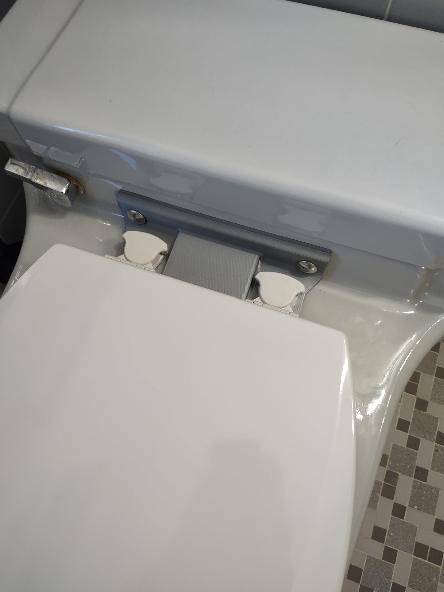 Toilet Seat Adapter - Fits Case Toilets and Bemis Stay-Tite Seats