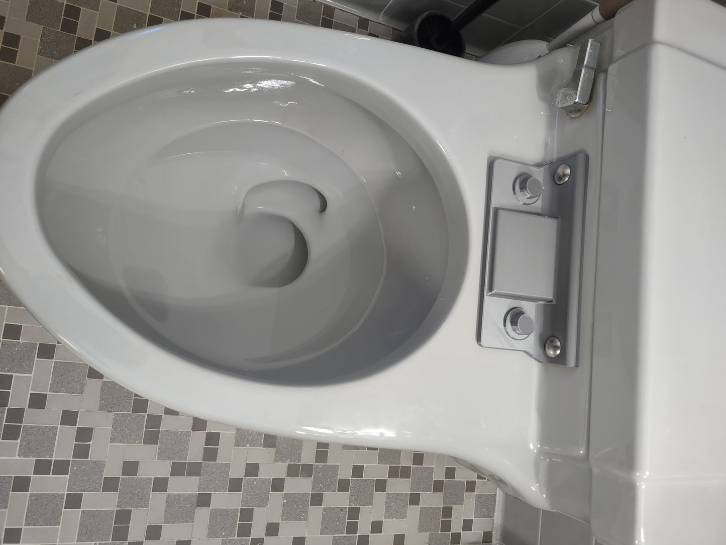 Toilet Seat Adapter - Fits Case Toilets and Bemis Stay-Tite Seats